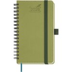 Petit agenda 2026 semainier de poche 155 x 9 cmjanvier � d�cembre 2026 (12 mois) avec spirale couverture ...
