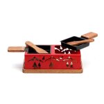 Petit moyen electrom�nager - nature & d�couvertes : raclette � la bougie 2 personnes - rouge