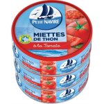 Petit navire - miettes de thon  la tomate 80g - lot de 4