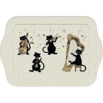 Plateau de service - kiub - bug arts - chat musique - 21x14 cm - mélamine - lavable au lave - vaisselle ... Plateau de service - kiub - bug arts - chat musique - 21x14 cm - mélamine - lavable au lave - vaisselle ...