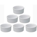 Petits ramequins moule verrines blancs 9x45cm lot de 6 moules � souffl� pour muffin p�tisseries cupcake ...