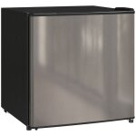 Petit r�frig�rateur cong�lateur - homcom - 46l - portes r�versibles thermostats r�glables - acier plastique ...