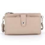 Petit sac pochette bandouli�re femme pour t�l�phone portable - beige