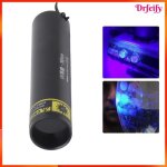 Petite lampe de poche uv - akozon - 365 nm - rechargeable usb - 800 mah - alliage aluminium