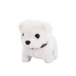 Petite peluche chien blanc mignon realiste interactif marche bouge robot queue remuant Électrique jouet ... Petite peluche chien blanc mignon realiste interactif marche bouge robot queue remuant Électrique jouet ...