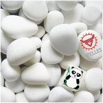 Petites pierres pour peinture et galets de jardin galets blancs pierre coratives naturelle marbre gravier ...