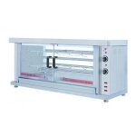 Petite rotissoire professionnelle electrique  2 broches - combisteel