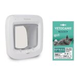 Petsafe chatire  puce lectronique blanche 22x239 cm + collier antipuce