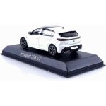 Peugeot 308 gt de 2021 blanc perl� voiture de collection norev 1 / 43