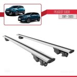 Barres de toit - peugeot - 5008 - aluminium - gris - verrouillable