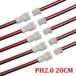 Ph 2. 0 mm 20 cm - mini connecteur de fil Électrique 2 broches 5 paires prise mâle femelle connecteur ... Ph 2. 0 mm 20 cm - mini connecteur de fil Électrique 2 broches 5 paires prise mâle femelle connecteur ...