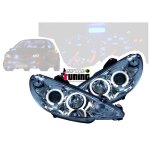 Phare avant design pour peugeot 206 - 206cc 98 - 08