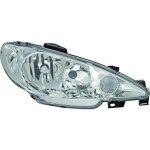 Phare avant droit h7 / h7 peugeot 206 1998 - 2009
