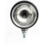 Phare halog�ne universel �15 cm rond m�tal lentille verre noir pour tracteur moissonneuse - batteuse ...
