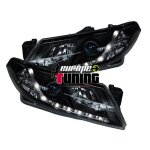 Phares � led diurnes dragonlights noir laguna 01 - 05 noir pour: renault laguna 01 - 05