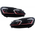 Phares led pour vw golf 6 vi 08 - 13 facelift g7. 5 gti look coulant dynamique lhd