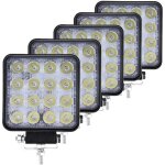 Phares longue portee led feux additionnels moto led light bar spot faisceau voiture spot light bar led ...