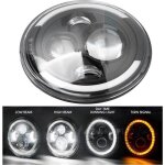 Phare rond 150w 7 pouces voiture led ange oeil lumire halo light drl pour moto wrangler