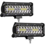 Phare de travail led 12v 300w 7 projecteur led voiture 12v etanche ip67 spot flood fe