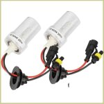 Phare au xnon 2 pices 100w h7 6000k ampoules de remplacement de phare au xnon de voiture haute luminosit ...