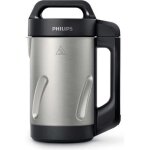 Philips - blender chauffant - 1000w - bol 1. 2 l - soup maker - inox / noir - hr2203. 80 Philips - blender chauffant - 1000w - bol 1. 2 l - soup maker - inox / noir - hr2203. 80