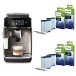 Philips machine  espresso auto silent brew ep2336 / 40 4 boissons lattego noir chrom + lot de 2 kit ...