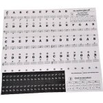 Piano clavier stickers piano touche touche dbutant partitions musique note stickers balance de lettre ...