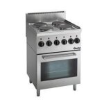 Piano de cuisson lectrique - bartscher - srie 600 - 4 plaques  20 kw - four multifonction