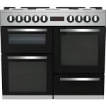 Piano de cuisson électrique beko - 6 gaz + 1 wok - 100 cm - pf335325dx - inox Piano de cuisson électrique beko - 6 gaz + 1 wok - 100 cm - pf335325dx - inox