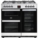 Piano de cuisson gaz belling pcentr90dfsta 90cm inox