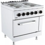 Piano de cuisson sur four electrique - combisteel - profondeur 700 - 4 plaques - rsistance inox