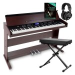 Piano num�rique synth�tiseur - funkey dp - 88 ii - 88 touches � frappe dynamique 360 sons usb - set avec ...
