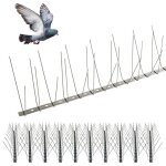 Pic anti pigeon 5m - pic anti - pigeon flexible - pointes en acier inoxydable inox - ne rouille pas - ...