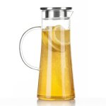 Pichet  eau - dimono - verre borosilicat - filtre - 1 litre