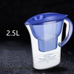 Pichet filtrant  eau colaxi - le broc 2. 5l - filtre  4 couches - blanc