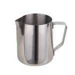 Pichet à lait - inox - 150ml - poignée résistante à la chaleur - idéal pour café et mousse de lait Pichet à lait - inox - 150ml - poignée résistante à la chaleur - idéal pour café et mousse de lait