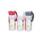 Pichet en verre avec couvercle couleurs assorties 15l. alpine