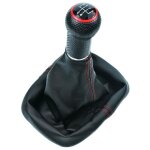 Pi�ces autopommeau de vitesse rouge 5 - 6 vitesses levier de vitesse pour volkswagen vw golf 2 3 4 cabrio ...