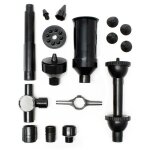 Sunsun kit de fixation 3 avec 4 buses de fontaine et accessoires - pour pompes de bassin fontaine jet ...