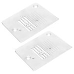 Plaque  aiguille - singer - 2 pices - fer durable - compatible avec singer 1408 / 2250 - facile  installer ...