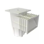 Pi�ce � sceller piscine - skimmer standard petite meurtri�re - b�ton - blanc de astralpool