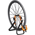 Pied de centrage pour roue v�lo - super b - tb - pf25 - compatible 16 � 29 pouces - noir et orange