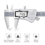 Pied à coulisse numérique - gotoseeu - 150mm - acier inox - précision ±0. 03mm - grand Écran lcd Pied à coulisse numérique - gotoseeu - 150mm - acier inox - précision ±0. 03mm - grand Écran lcd