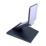 Pied pour cran lcd support plat bureau profil bas universel socle cran avec vis de fixation rglable ...