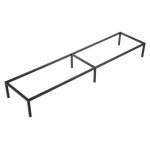 Pieds �tag�re m�tal 134x29cm mix n modul noir - 5 five simply smart