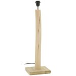 Pied de lampe en bois deucalyptus grand modle