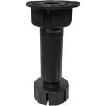 Pied de meuble cuisine hauteur reglable 60 - 80mm 28mm avec base plastique plinthe