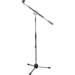 Pied de micro tlescopique chrom - kool sound - kms - 100 - k - hauteur 80 - 133 cm - perche 65 cm