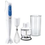 Pied mixeur - braun - mq3025wh omelett - multiquick 3 - 700 watt - technologie powerbell plus et splash ...