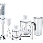 Pied mixeur - braun - multiquick 5 vario mq5245wh - moteur 1000 w - 21 vitesses - easy click system plus ...